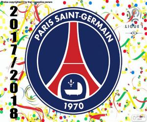 yapboz PSG, şampiyon Ligue 1 2017-2018
